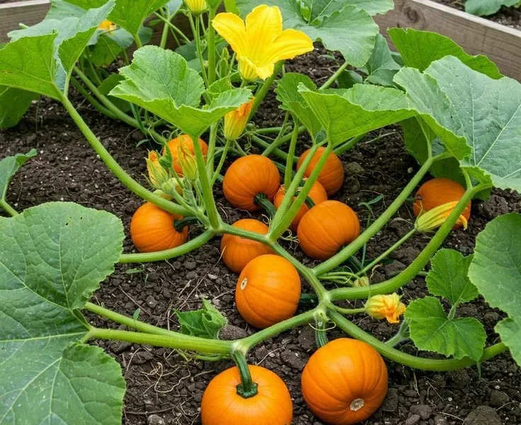 how deep are pumpkin roots.