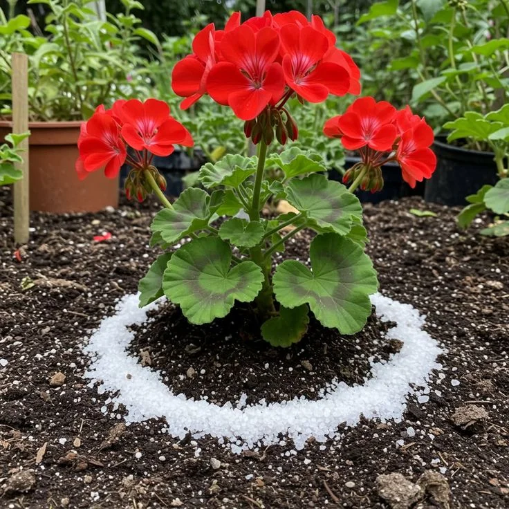 how to fertilize geranium