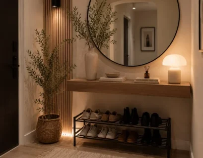 entryway mirror placement