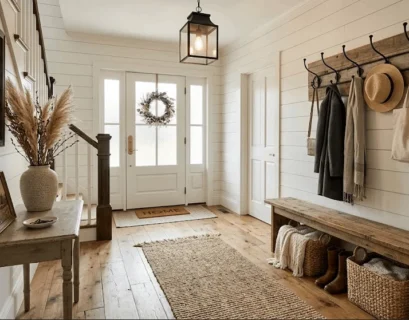 farmhouse foyer ideas