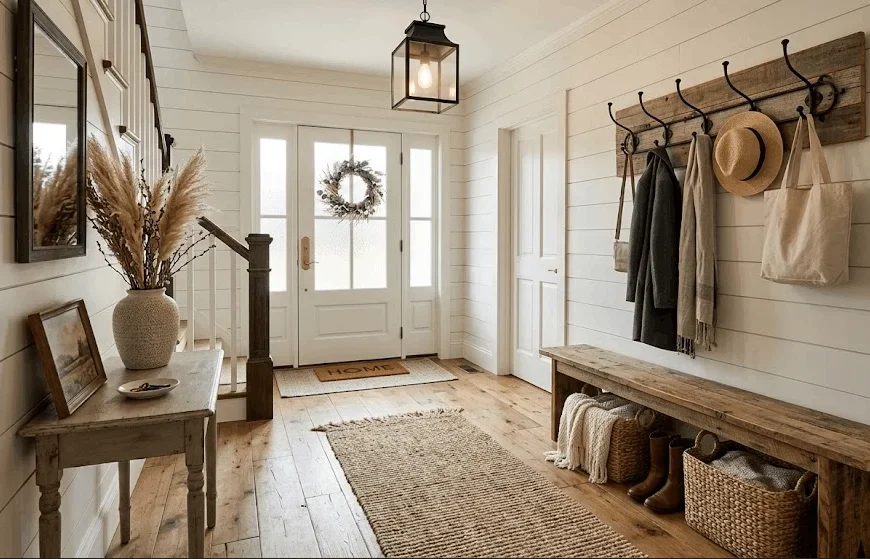 farmhouse foyer ideas