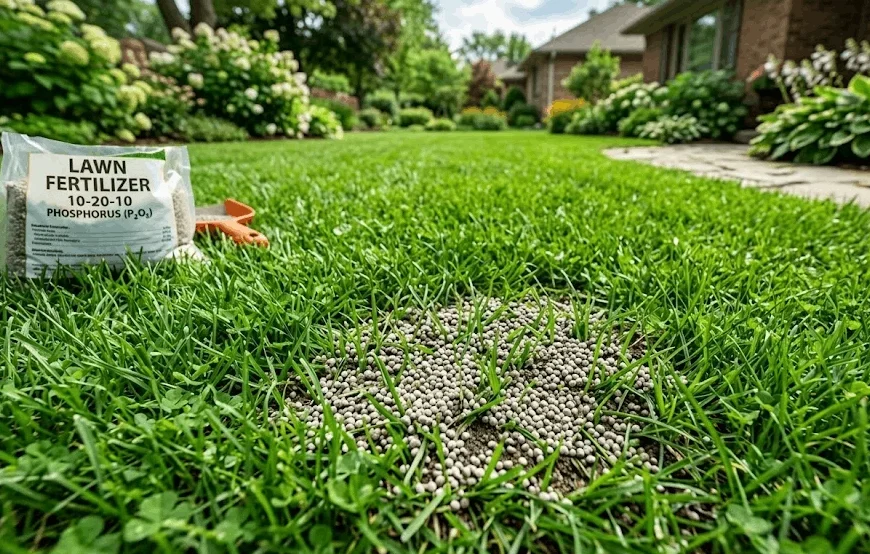 lawn fertilizer phosphorus