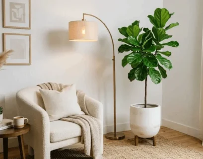 living room corner decor