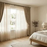 bedroom window treatment