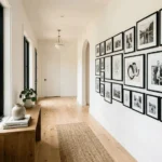 Hallway gallery wall