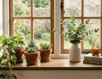 window ledge decor