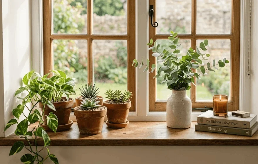 window ledge decor