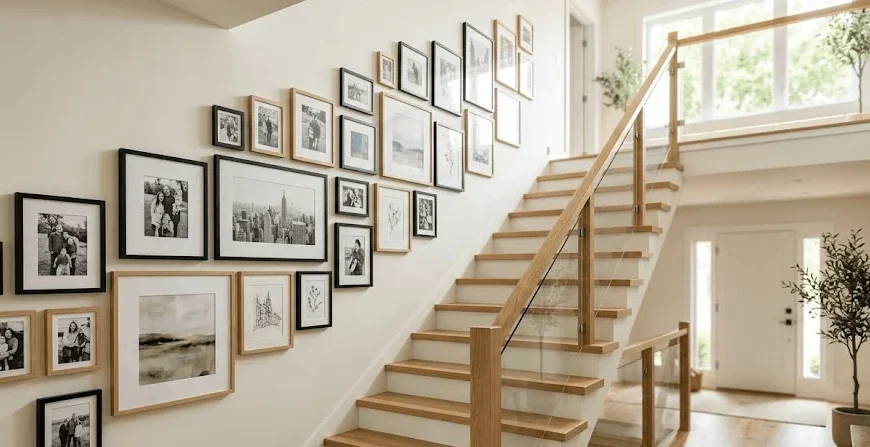Staircase Gallery Wall