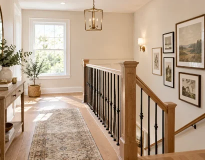 Staircase Landing Decor