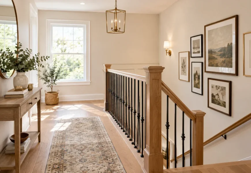 Staircase Landing Decor