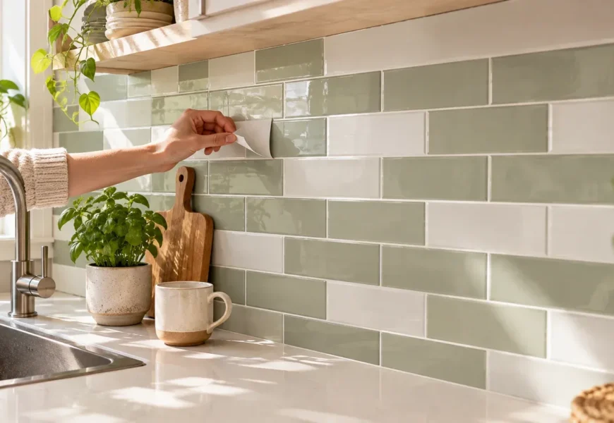 Temporary Backsplash Ideas
